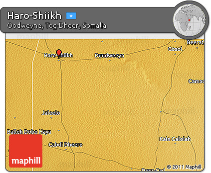 Physical 3D Map of Haro-Shiikh