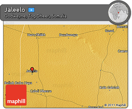 Physical 3D Map of Jaleelo