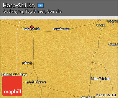 Physical 3D Map of Haro-Shiikh