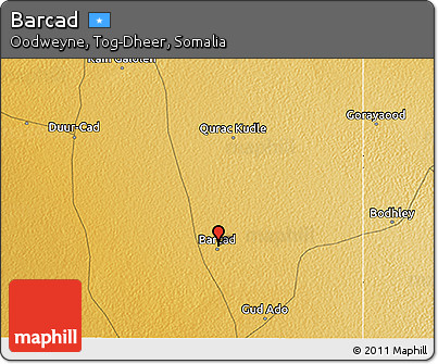 Physical 3D Map of Barcad