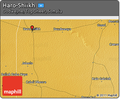 Physical 3D Map of Haro-Shiikh