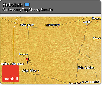 Physical 3D Map of Hebateh