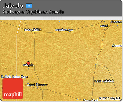 Physical 3D Map of Jaleelo