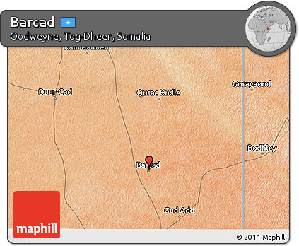 Satellite 3D Map of Barcad