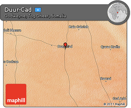 Satellite 3D Map of Duur-Cad