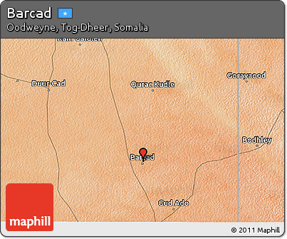 Satellite 3D Map of Barcad