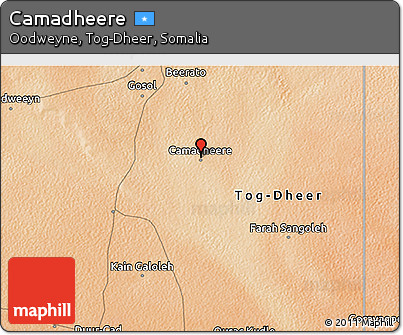 Satellite 3D Map of Camadheere