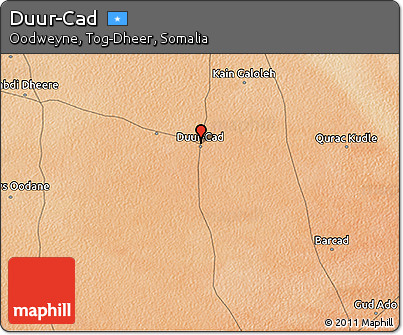 Satellite 3D Map of Duur-Cad