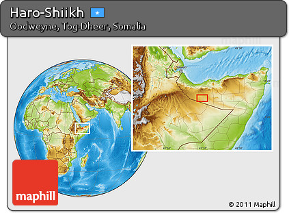 Physical Location Map of Haro-Shiikh