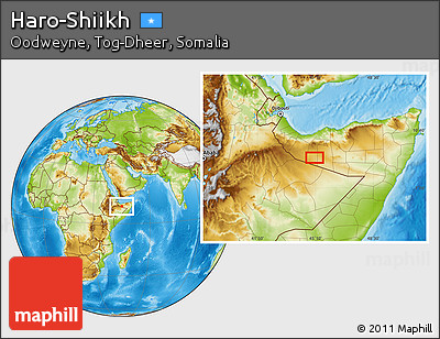 Physical Location Map of Haro-Shiikh