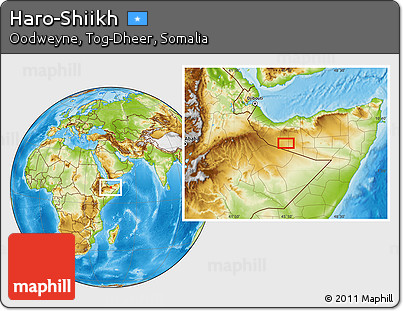 Physical Location Map of Haro-Shiikh