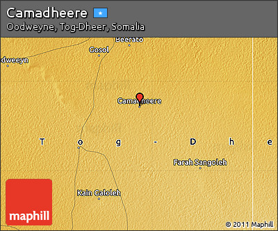 Physical Map of Camadheere