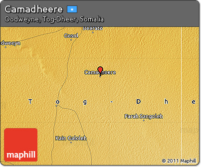 Physical Map of Camadheere