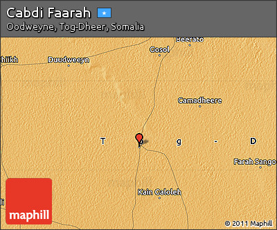 Political Map of Cabdi Faarah