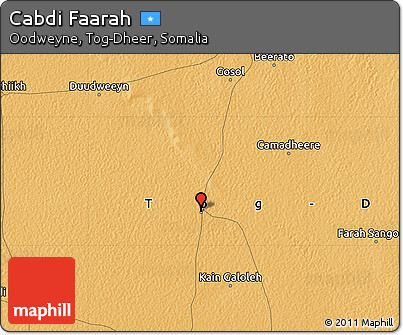Political Map of Cabdi Faarah