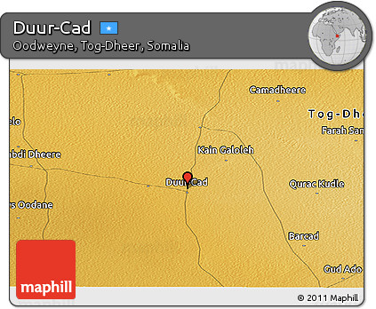Physical Panoramic Map of Duur-Cad