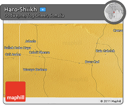 Physical Panoramic Map of Haro-Shiikh