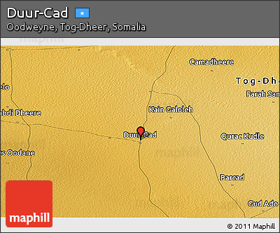 Physical Panoramic Map of Duur-Cad