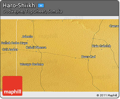 Physical Panoramic Map of Haro-Shiikh