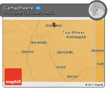 Political Panoramic Map of Camadheere