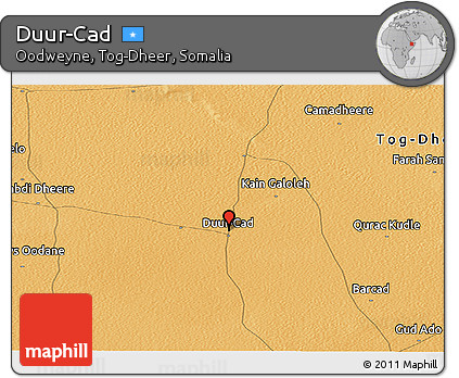 Political Panoramic Map of Duur-Cad