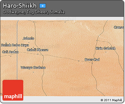 Satellite Panoramic Map of Haro-Shiikh