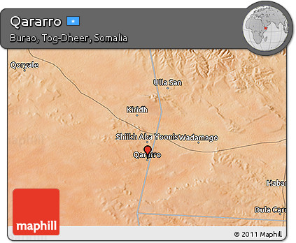Satellite 3D Map of Qararro