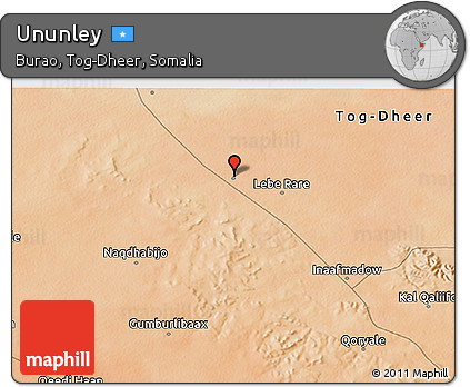 Satellite 3D Map of Ununley