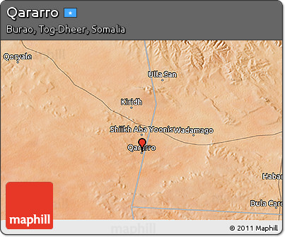 Satellite 3D Map of Qararro