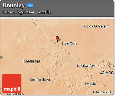 Satellite 3D Map of Ununley