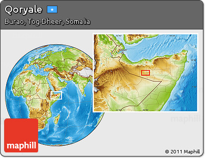 Physical Location Map of Qoryale