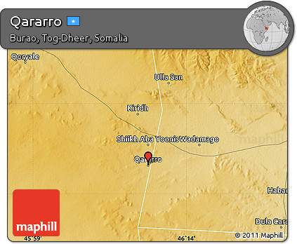 Physical Map of Qararro