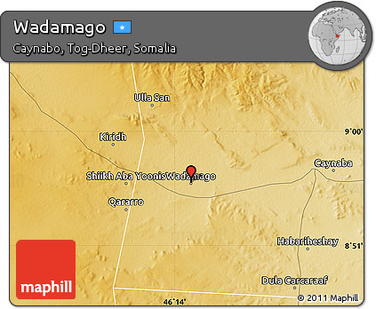 Physical Map of Wadamago