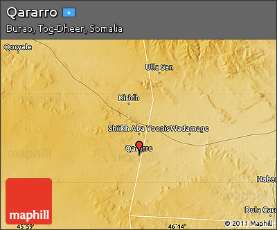 Physical Map of Qararro