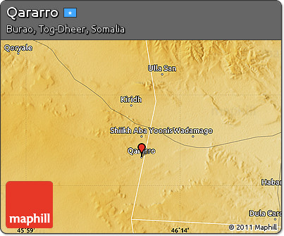 Physical Map of Qararro