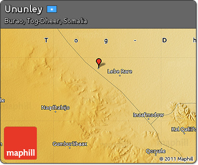 Physical Map of Ununley