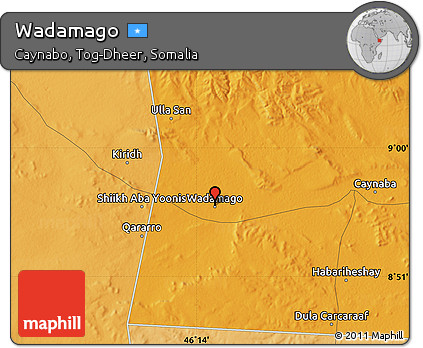 Political Map of Wadamago