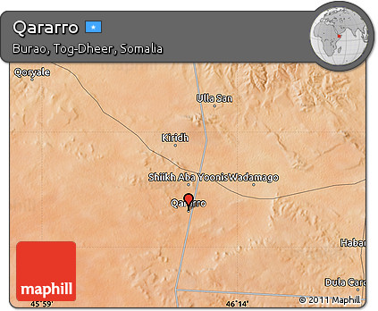 Satellite Map of Qararro
