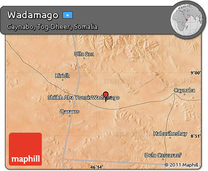 Satellite Map of Wadamago