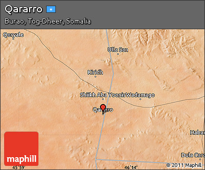 Satellite Map of Qararro