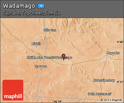 Satellite Map of Wadamago