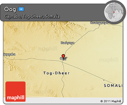 Physical 3D Map of Oog