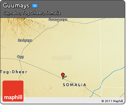 Physical 3D Map of Guumays