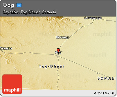 Physical 3D Map of Oog