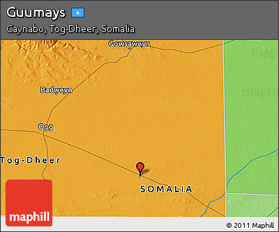 Political 3D Map of Guumays