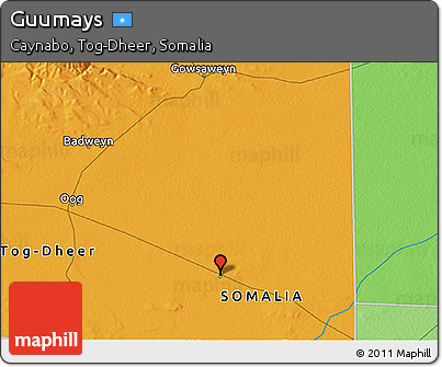 Political 3D Map of Guumays