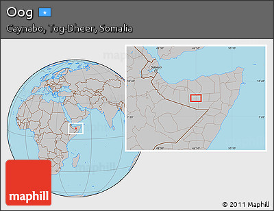 Gray Location Map of Oog