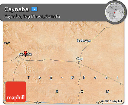 Satellite Map of Caynaba