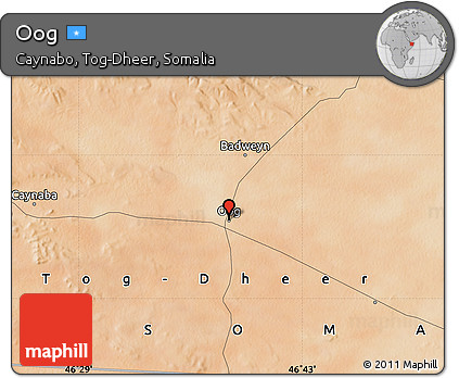 Satellite Map of Oog