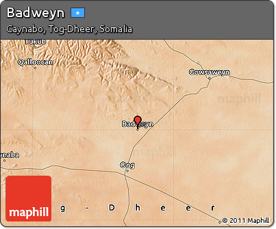 Satellite Map of Badweyn